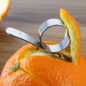 剥橙器指环开橙器开皮器削橙子刀柚子削皮器拨橙子神器厨房小工具