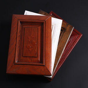定制定做进口整体实木橱柜门板厨房柜衣柜书柜鞋柜门板红橡原木