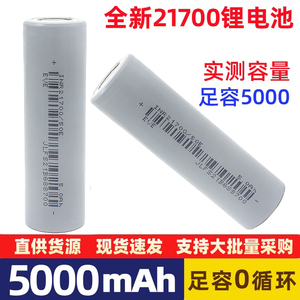亿纬50E 21700锂电池15A放电动车动力电芯大容量5000mAh 3.7V三元