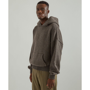 高街 fog fear of god 7th 第七季落肩连帽粗针宽松针织毛衣帽衫