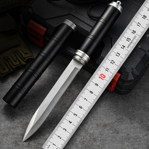 户外刀棍中刀一体刀具防身战术防爆野外求生刀车载短刀高硬度直刀