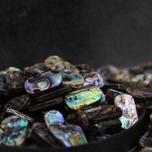 鲍鱼贝天然贝壳贝母长方形散珠手工 diy材料手链饰品发簪耳环配件