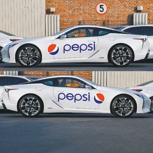 百事可乐贴纸思域可口可乐车贴pepsi 汽车拉花 车身广告定制