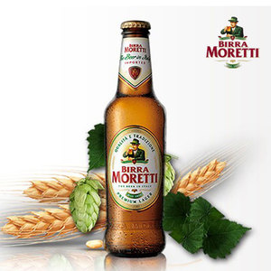 莫纳迪莫奈迪全麦拉格啤酒moretti意大利进口精酿330ml6瓶包邮