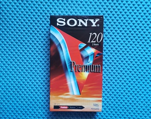SONY索尼E120分钟 VHS录像带大二分之一空白录像带 老式录影带