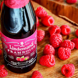 比利时 林德曼山莓树莓覆盆子味女士水果啤酒酸啤酒精酿250ml单瓶