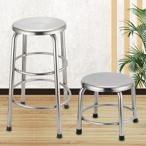 不锈钢凳子圆凳工厂车间凳商用椅子矮凳304工业防静电实验 高脚凳
