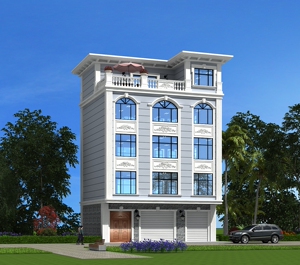 农村自建房四层楼别墅