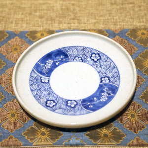 景德镇手绘青花瓷茶盘 国风壶承 器生茶时 国潮陶瓷托盘 礼物定制