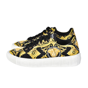 versace/范思哲男鞋回字纹美杜莎印花2022新品休闲鞋dsu8404板鞋