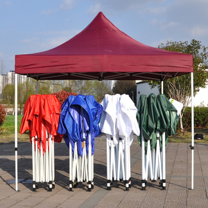 户外雨棚四角遮阳折叠大排档帐篷伸缩式四脚摆摊大伞四方防雨棚子