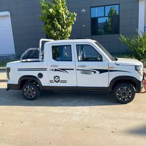 燃油四轮皮卡摩托双排座皮卡老年代步车客货两用车单缸水冷摩托车