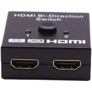 2口HDMI 二合一组合切换器分屏器两台台式机笔记本监控录像机共享