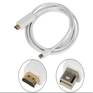 4K Mini DP to HDMI雷电接口 迷你dp转hdmi电脑转接线Mac 1.8米