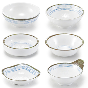 密胺味碟蘸料碗沾水小碟子小碗杯子勺子创意商用火锅店餐厅调料碟