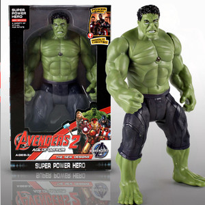动漫手办模型玩具复仇者发光Hulk绿巨人大号无敌浩克人偶男