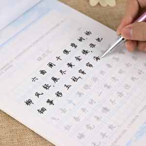 墨点楷书硬笔字帖练字大学生楷书正楷钢笔字帖女生字体漂亮清新文艺