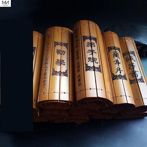 弟子规三字经古代的书卷竹简道具演出古风竹签书竹简书复古中国风