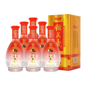 稻花香黄金宴金6白酒42度整箱500mlx6瓶盒装自饮粮食酒婚宴送礼酒
