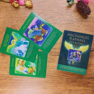 大天使拉斐尔神谕卡 archangel raphael healing oracle 英文定制