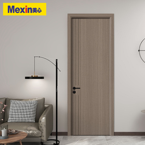 美心木门木质复合低碳无漆木门简约现代室内门套装门卧室门n793