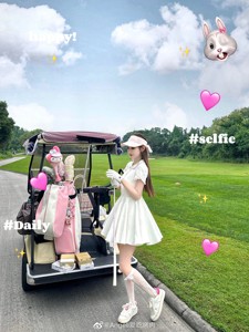 6.11 Angeli【会开花的裙子】高尔夫网球荷叶边少女风原创连衣裙