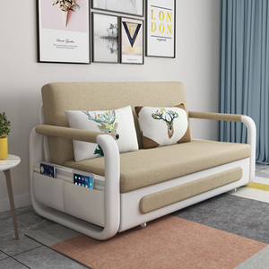 收纳沙发床1.3米多功能小户型客厅可折叠经济简易1.6双人单人两用