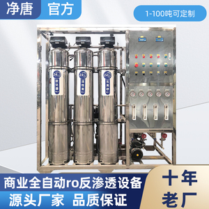 大型双级反渗透设备商用去离子工业净水器RO纯水直饮水机0.5吨