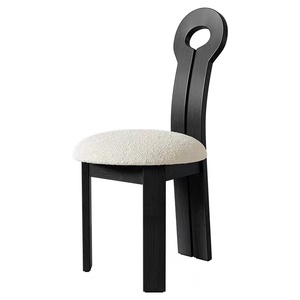设计师中古餐椅北欧纯实木钥匙椅ins家用创意靠背卧室网红化妆椅