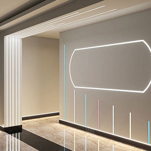 客厅led线条灯嵌入式家用走廊12v条形线型灯吊顶铝槽灯长条线性灯