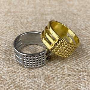 全铜顶针 手工金色顶针顶针diy缝纫工具 缝纫顶针针线活 缝补