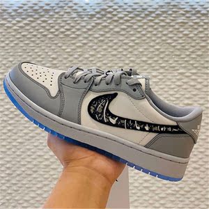 ajlow低帮男鞋官网正版迪奥联名学生运动嘻哈运动滑板鞋百搭鞋女