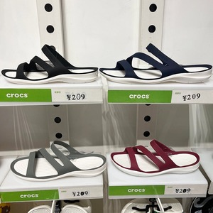 crocs新品女鞋卡洛驰夏季海边沙滩凉鞋轻便透气拖鞋洞洞鞋203998