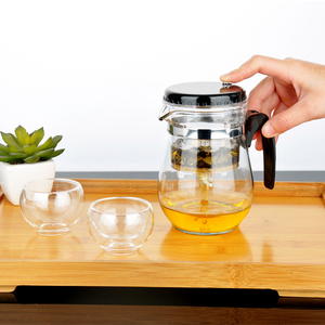 高温耐热玻璃茶壶飘逸杯套装泡茶器耐热全拆洗玲珑杯过滤内胆茶具