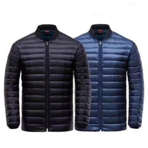 黑牦牛户外秋冬款男士鹅绒户外羽绒衣超轻白鹅绒羽绒夹克外套