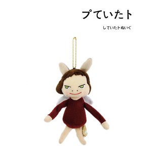 日本正版Nara奈良美智恶魔天使翅膀娃娃公仔毛绒包包挂件小挂饰