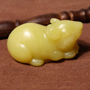 手把件玉石正品