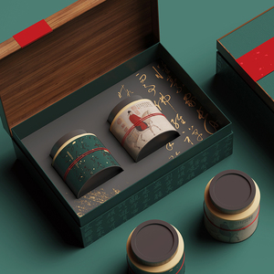 茶叶包装盒空礼盒高档金骏眉大红袍野茶古树红茶绿茶包装盒定制