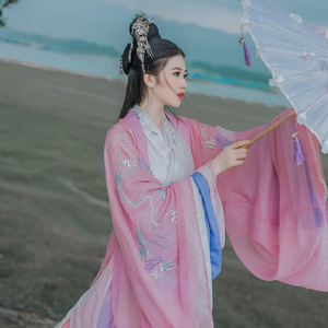 广袖流仙裙超仙