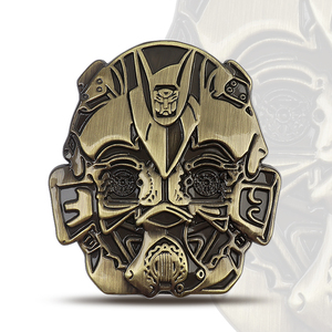 变形金刚大黄蜂金属车贴3d立体贴纸汽车人标志车用装饰个性改装贴