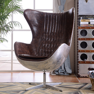 单人沙发椅轻奢休闲客厅阳台卧室懒人旋转单独椅子贝索森旗舰店