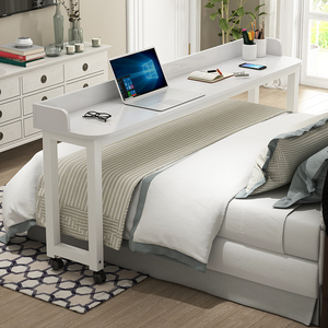 电脑桌床上小桌子简易书桌家用写字桌台卧室跨床懒人可移动床边桌