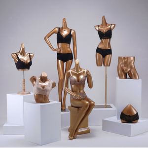 模特道具女全身内衣模型假人橱窗展示道具泳衣聚拢胸罩半身模特架