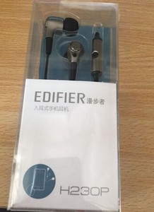 Edifier/漫步者 H230P入耳塞MP3耳机立体声音乐智能手机线控耳麦