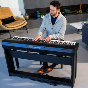 roland罗兰电钢琴fp90x便携式蓝牙专业88键重锤智能电子演奏键盘