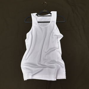 正品白背心 男士白背心部队背心军训t恤速制式背心干透气三叉背心