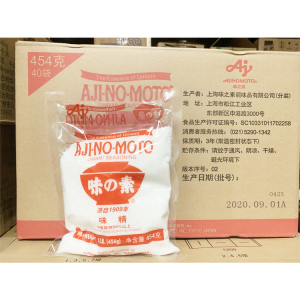 味之素红碗牌味精454g袋 99度发酵调料日本料理餐饮增鲜炒菜家用