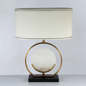 现代中式玉石台灯新中式简约样板房客厅卧室书房茶室禅房温馨台灯