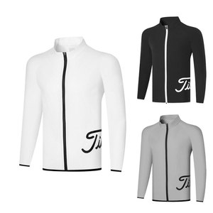 新款titleist高尔夫男装长袖加厚外套秋冬运动白色大码透气风衣