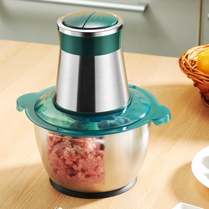 绞肉机多功能料理不锈钢大容量碎肉小型全自动搅拌打碎家用辅食机